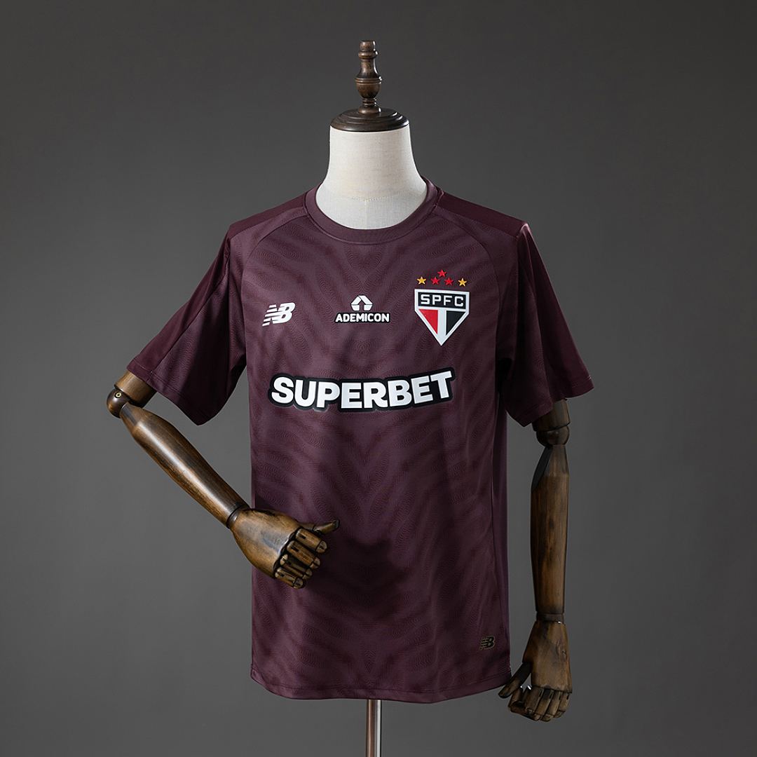 Maillot de football Sao Paulo 26/27 gardien - Deep Burgundy — tailles S–4XL