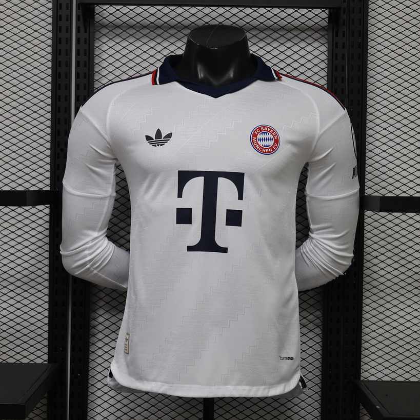 2026/27 Bayern Munich Away Player Version Long Sleeve Soccer Jersey S-2XL