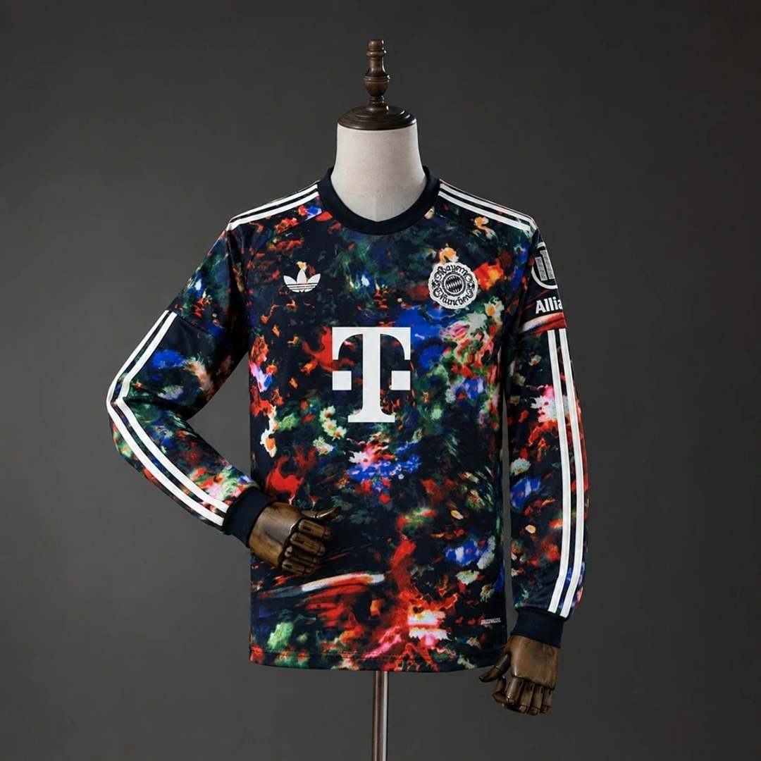 Maillot de football Bayern Munich multicolore Oktoberfest — 2026/27 · Manches longues · tailles S–4XL