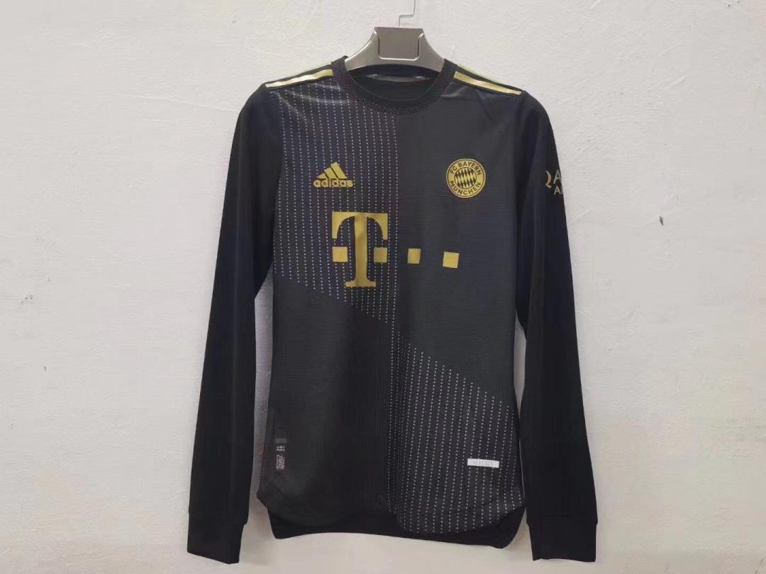 21-22 Bayern away black long sleeves player version