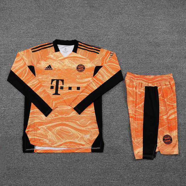 21-22 Bayern orange goalkeeper long sleeves