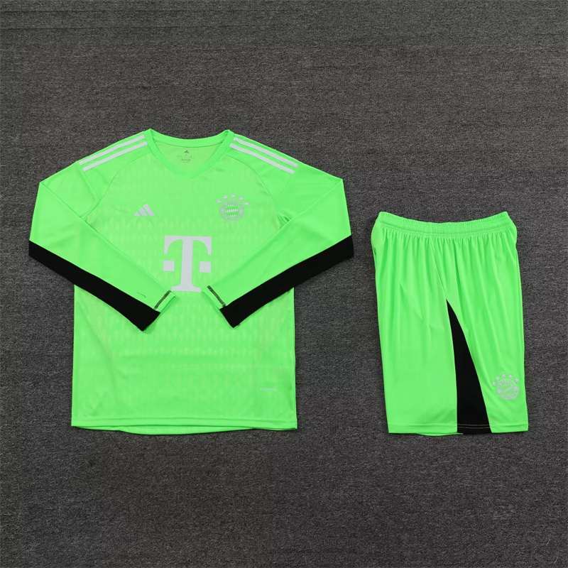 23-24 Bayern Green Long sleeve goalkeeper kit