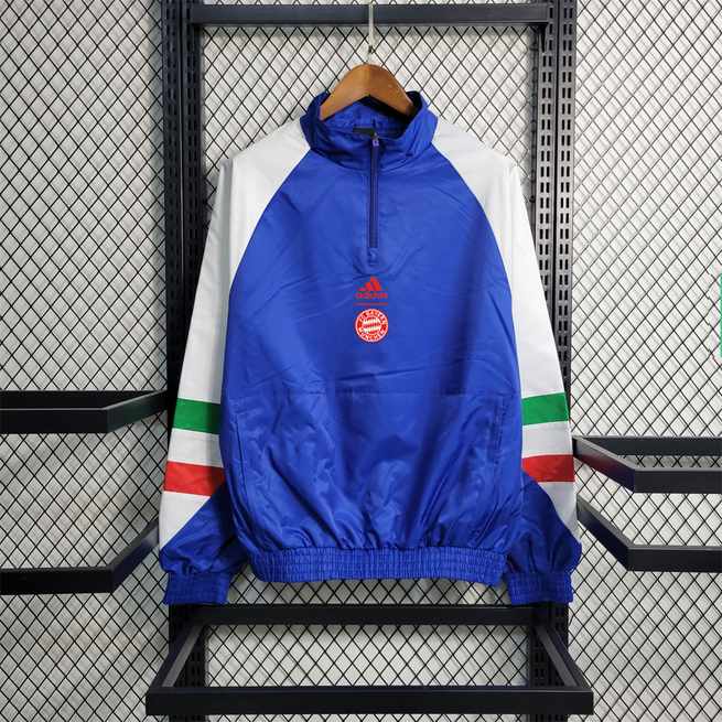 23-24 Bayern Munich blue Windbreaker