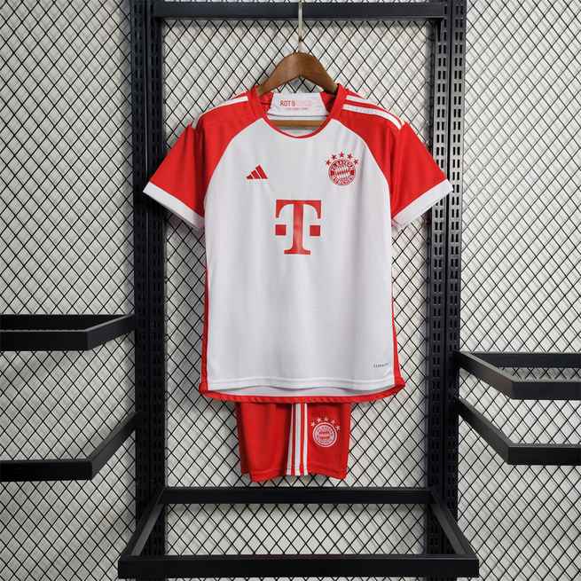 23-24 Bayern Munich home kids kit
