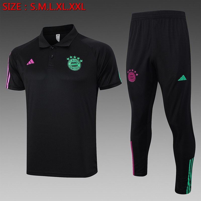 23-24 Bayern black POLO suit