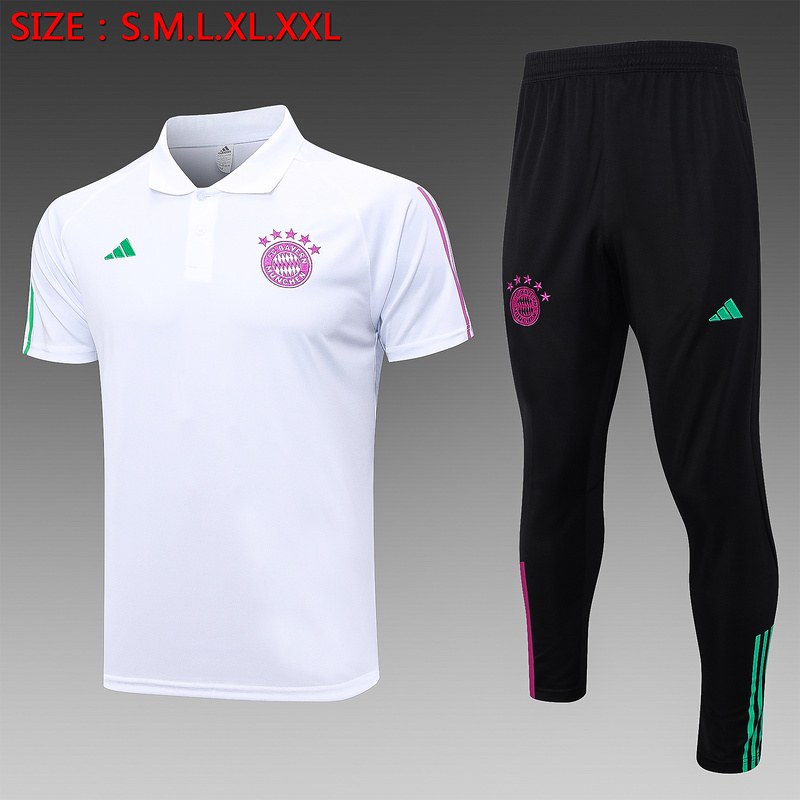 23-24 Bayern white POLO suit