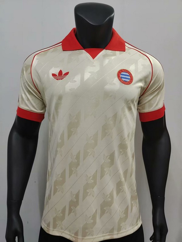 24-25 Bayern white Retro Model Player version jersey