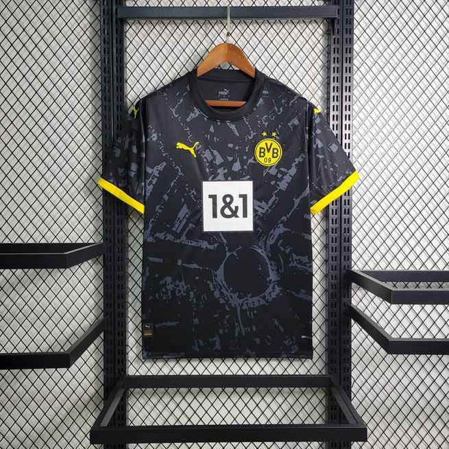 23-24 Dortmund Black Away Size S-4XL