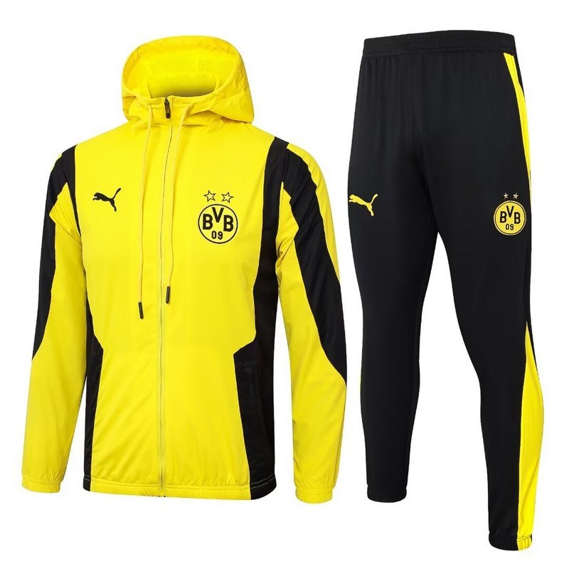 24-25 Dortmund yellow hoodie tracksuit