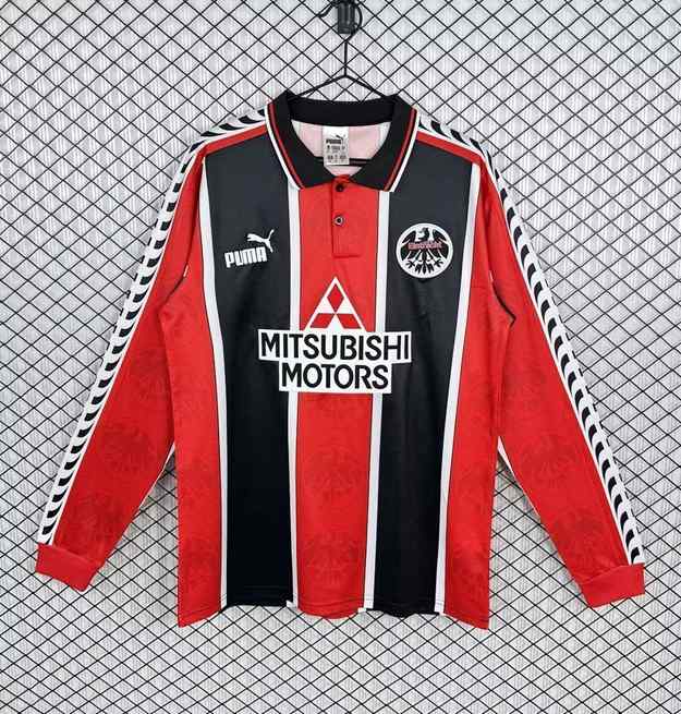 Maillot de football Eintracht Frankfurt — 1996/97 · Domicile · Rétro · Manches longues · tailles S–XXL