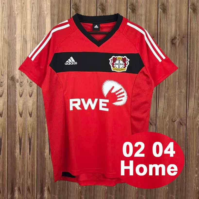 2002/04 Leverkusen Home Retro Soccer Jersey S-2XL