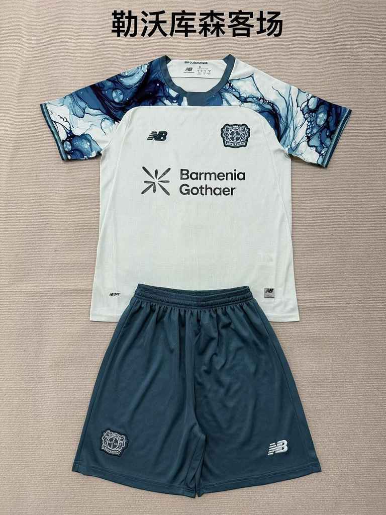 2026/27 Bayer 04 Leverkusen Away Kids Kit Soccer Jersey 16-28