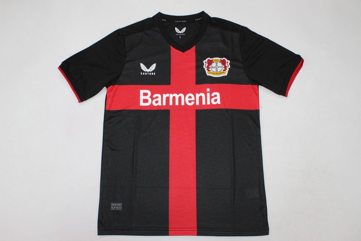23-24 leverkusen home soccer jersey