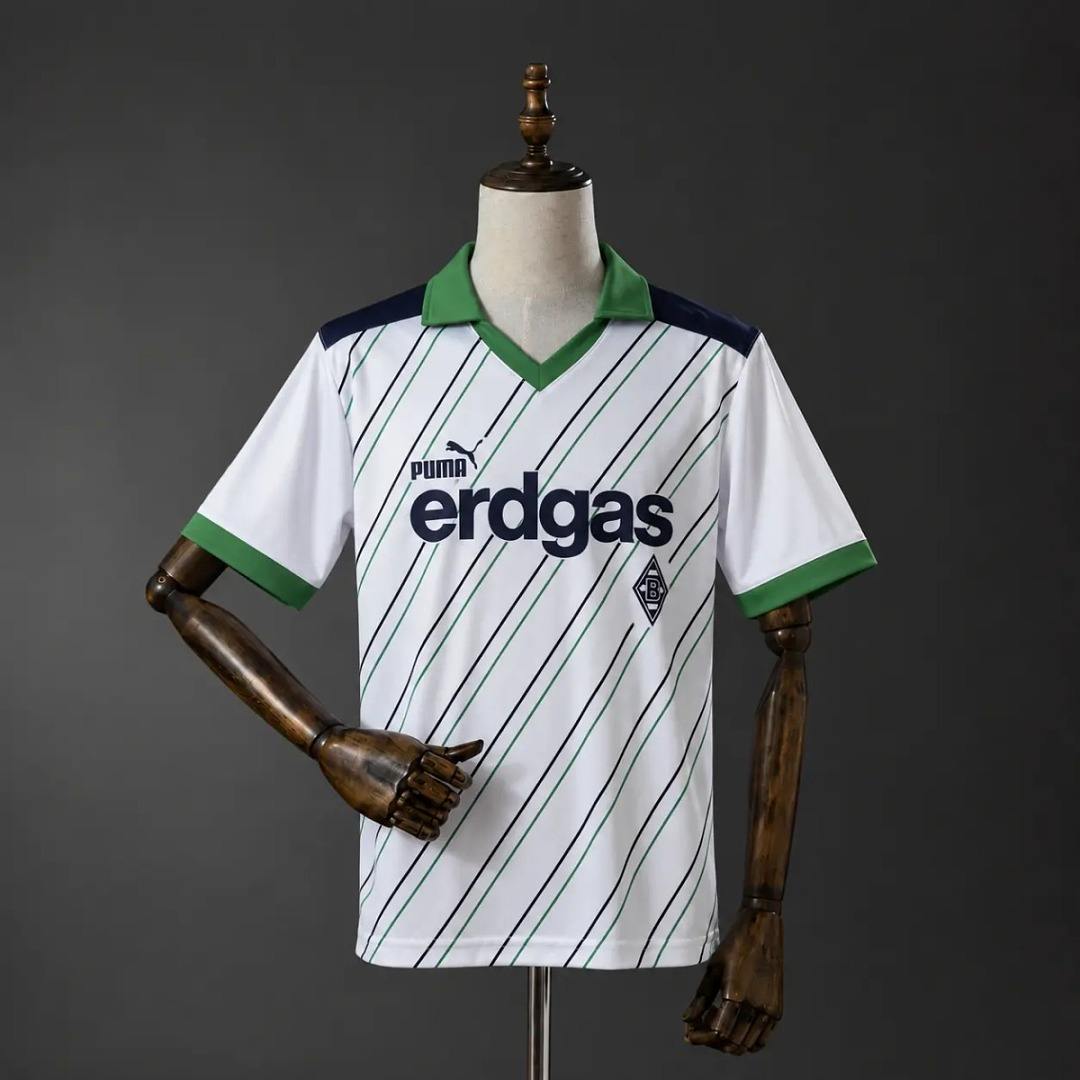 1986 Borussia Mönchengladbach Home Retro Soccer Jersey S-XXL