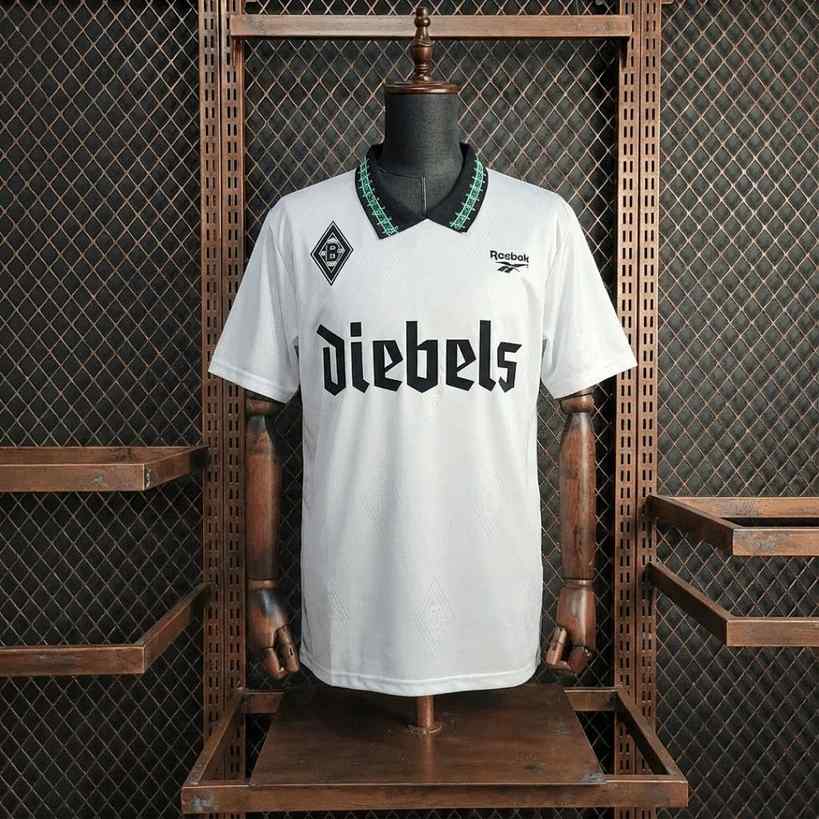 1995/96 Borussia Mönchengladbach Home Retro Soccer Jersey Size S-XXL