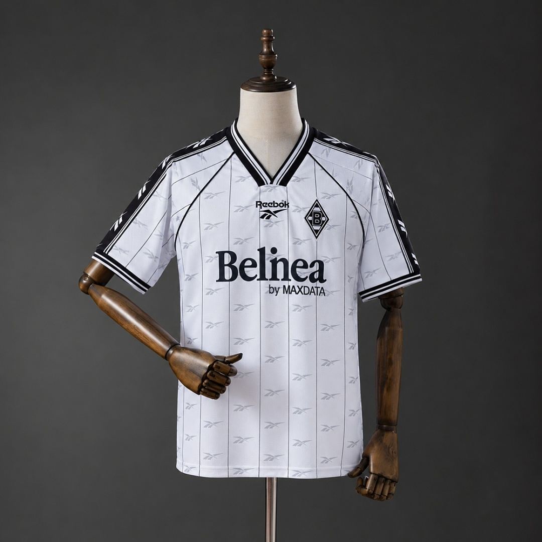 Maillot de football Borussia Mönchengladbach — 1997/98 · Domicile · Rétro · tailles S–XXL