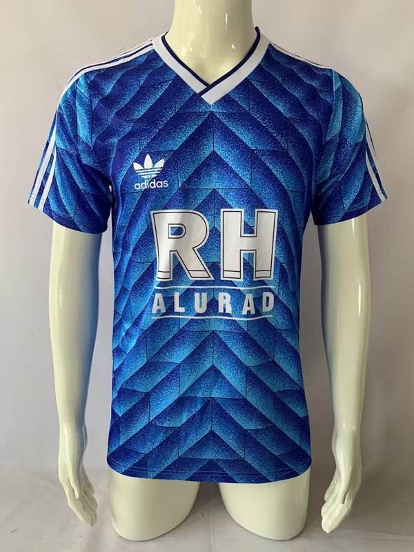 88-89 Schalke 04 blue retro jersey