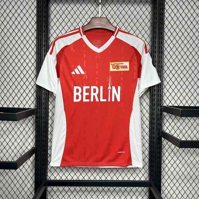 24-25 Union Berlin home soccer jersey