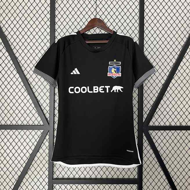 Maillot de football femme 24-25 COLO COLO noir — Extérieur