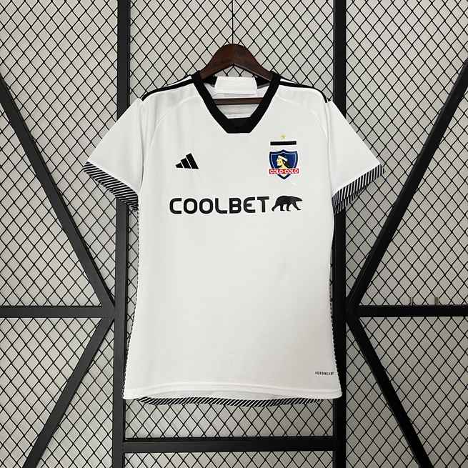 Maillot de football femme 24-25 COLO COLO blanc — Domicile