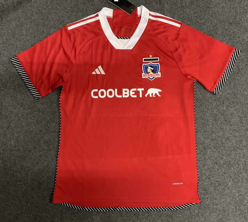 24-25 COLO COLO third away red jersey