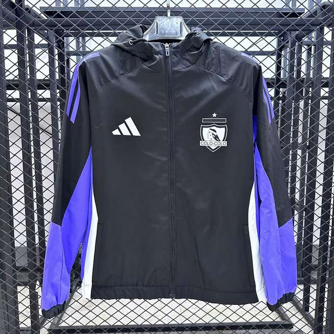 25-26 Colo Colo black windbreaker