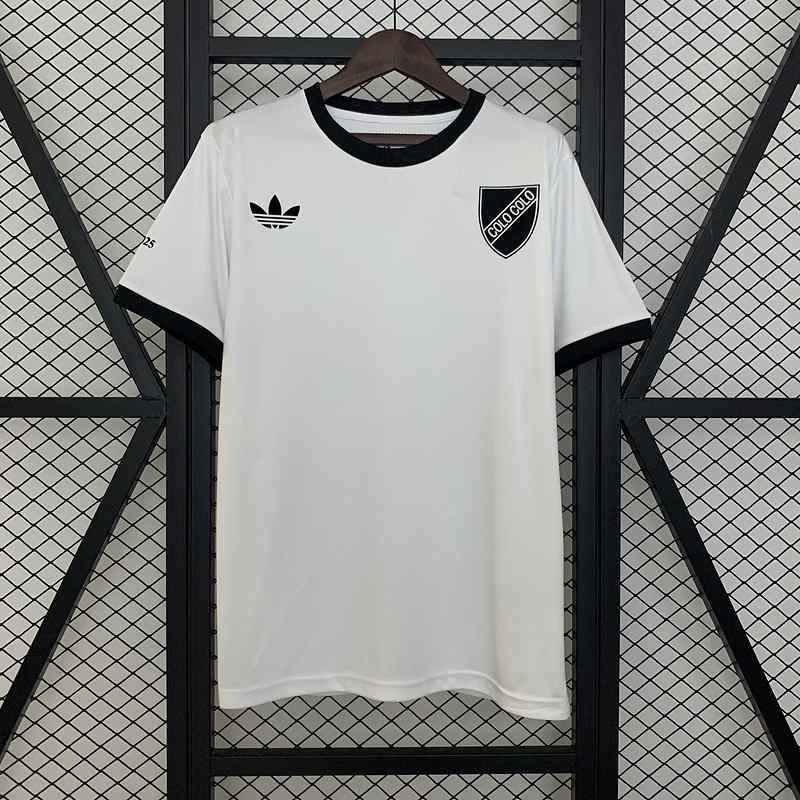 25-26 Colo Colo white Souvenir Soccer Jersey