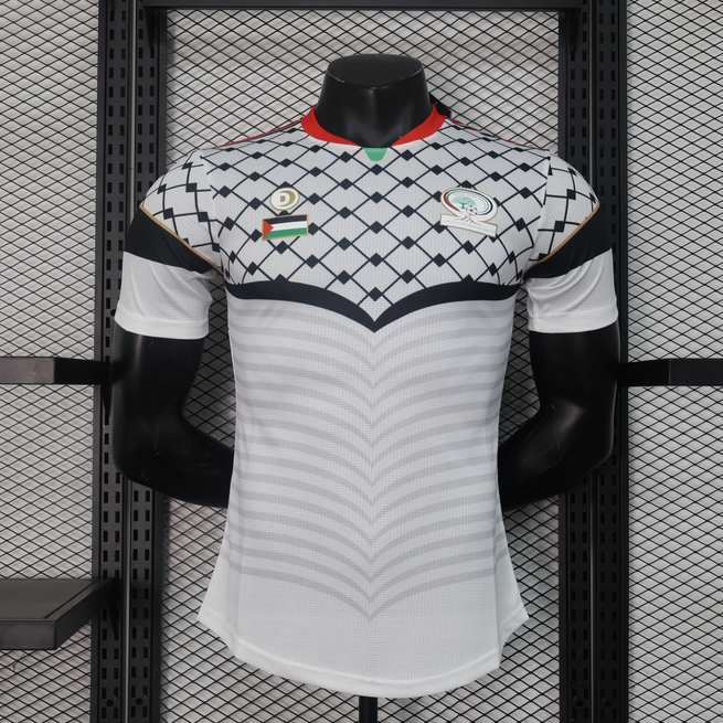 24-25 Palestinian white player version jersey