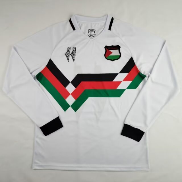 24-25 Palestine White Long Sleeve Jersey