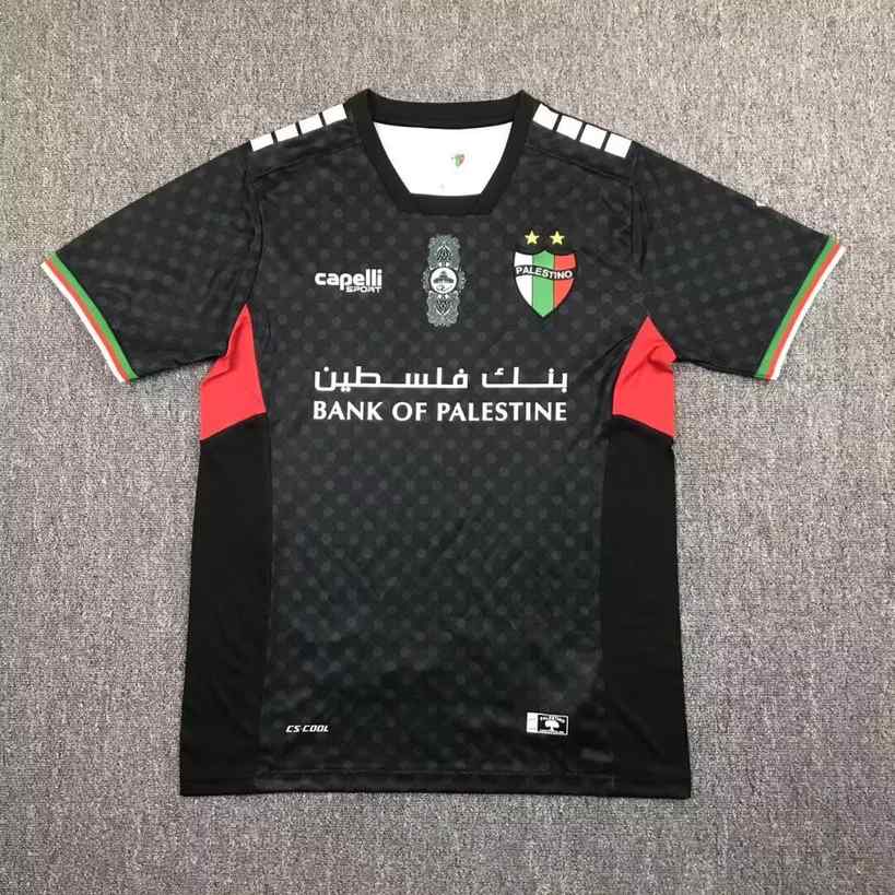 24-25 Palestinian third away black jersey