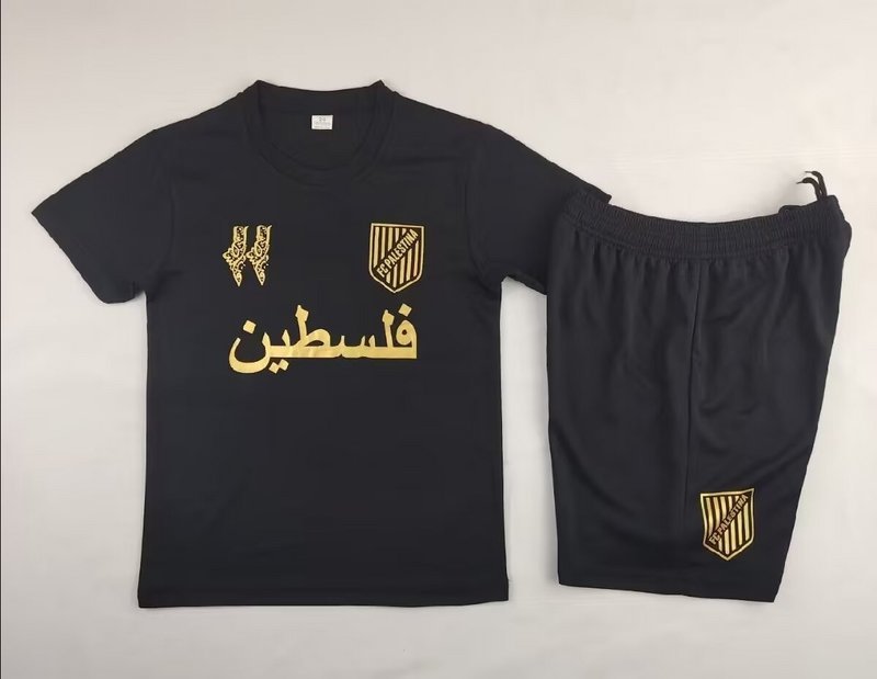 24-25 Palestino Black kid kit