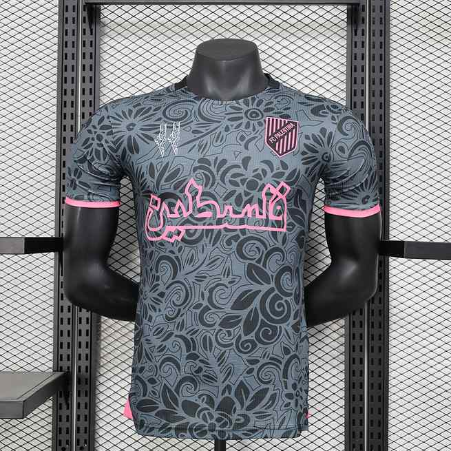 25-26 Palestino special version grey pink Player version soccer jersey