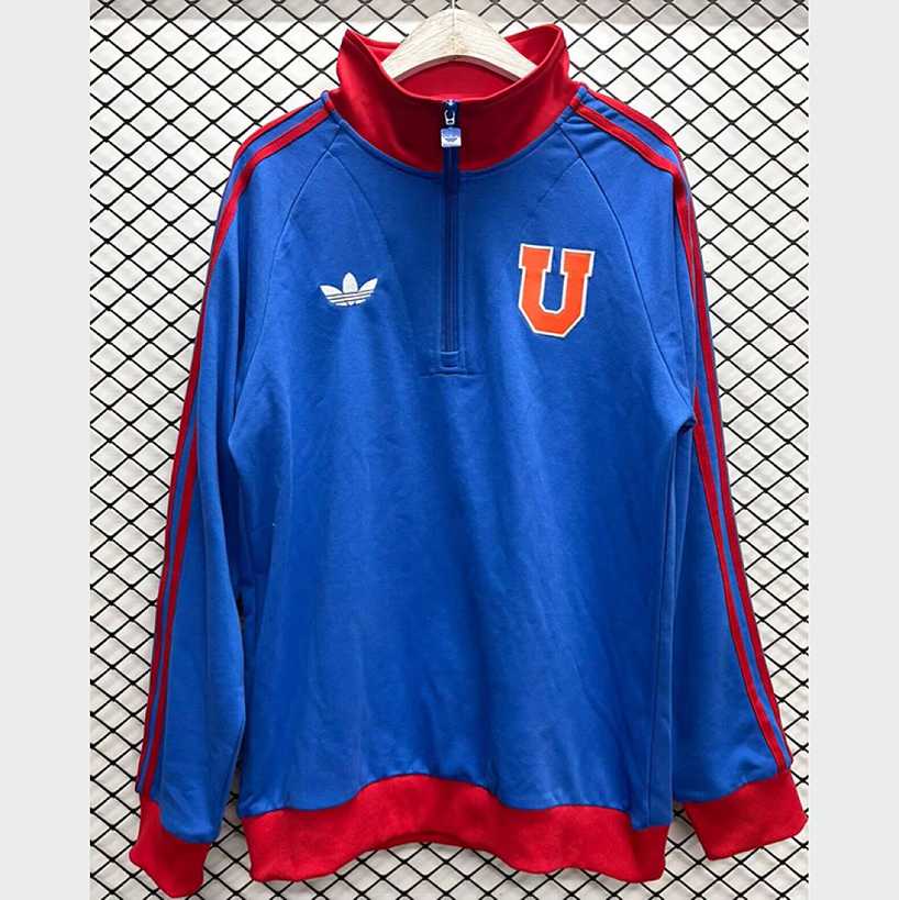 2026/27 Universidad de Chile Blue Half Zip Training Suit S-2XL