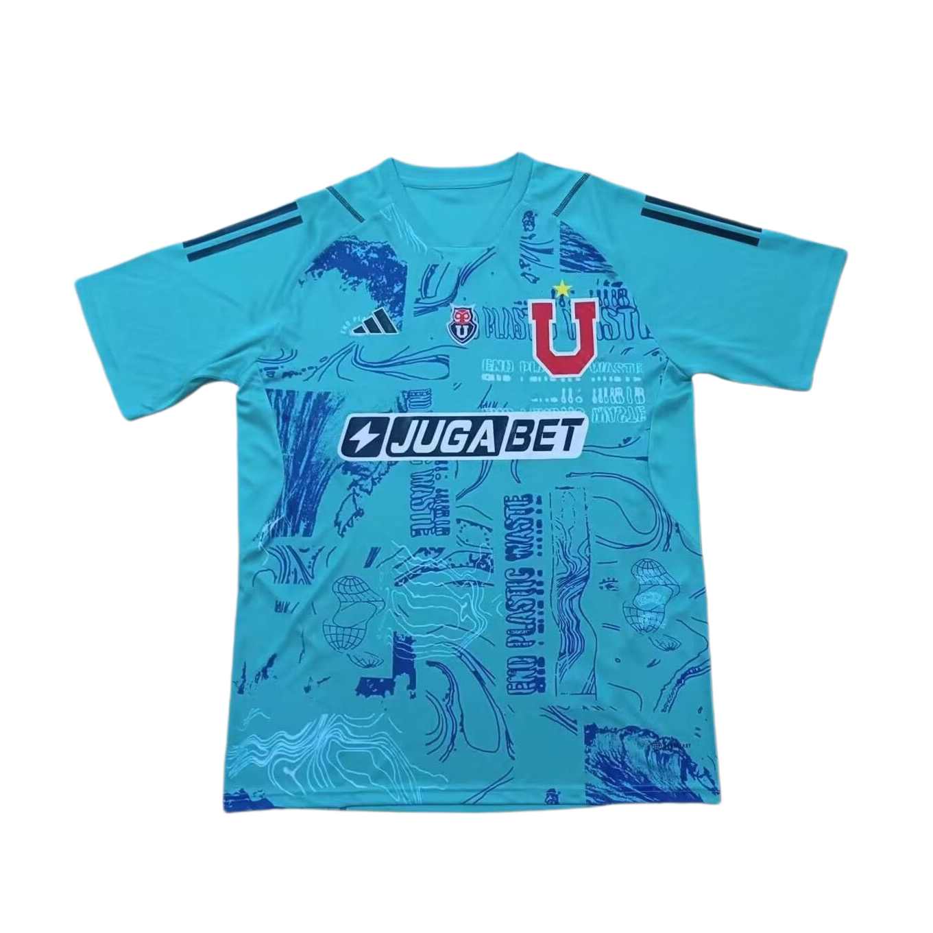 24-25 Universidad De Chile blue goalkeeper jersey