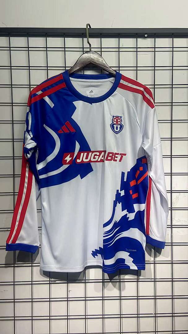 Maillot de football Universidad de Chili — 2026/27 · Extérieur · Manches longues · tailles S–4XL