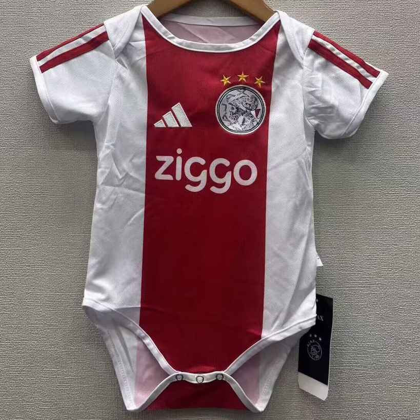 2026/27 Ajax Red White Home Baby Soccer Jersey