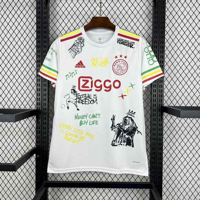 Maillot de football 25-26 Ajax Amsterdam Bob Marley 40e