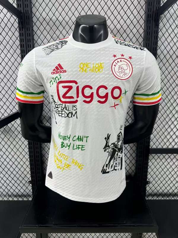 Maillot de football 25-26 Ajax blanc spécial version S-2X