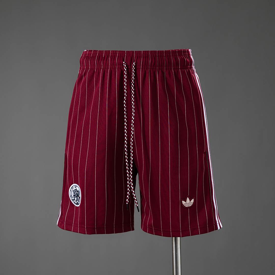 Short Ajax Terrace Icons rouge — tailles S–XXL