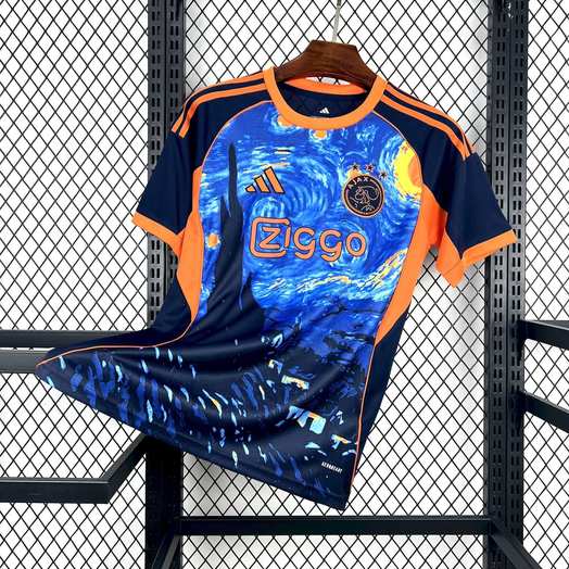 Maillot de football adulte Ajax x Van Gogh The Starry Night édition — 2025/26