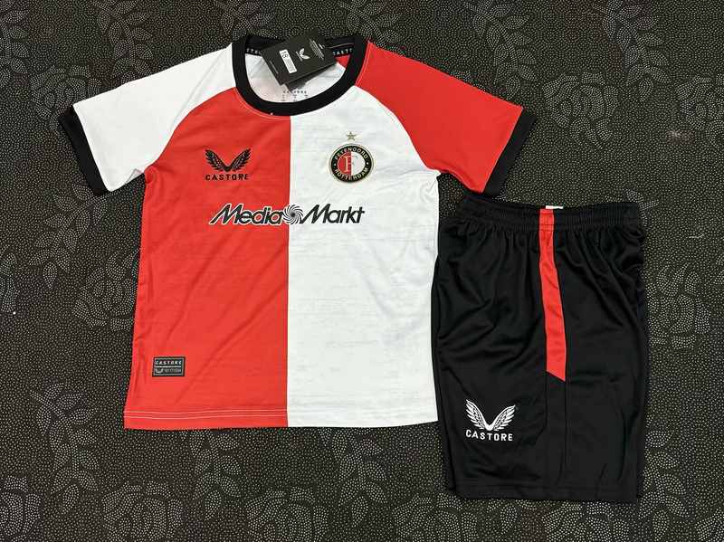 24-25 Feyenoord home kid kit