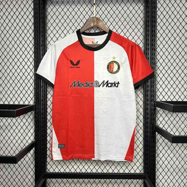 24-25 Feyenoord home soccer jersey