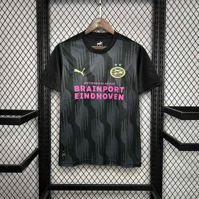 24-25 PSV Eindhoven Pre-match training black Jersey