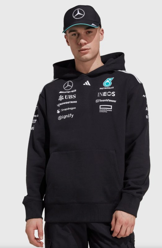 2025 Mercedes black hoodie