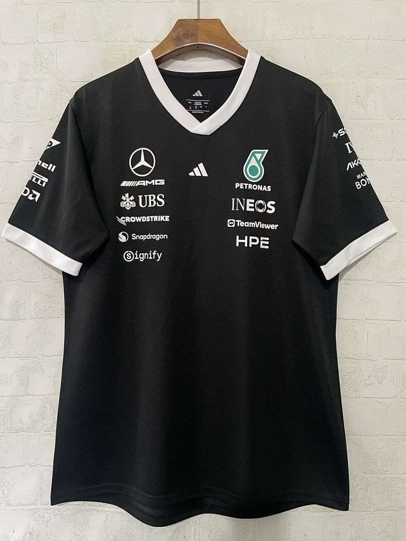 Haut Mercedes noir F1 — 2026 · tailles S–5XL