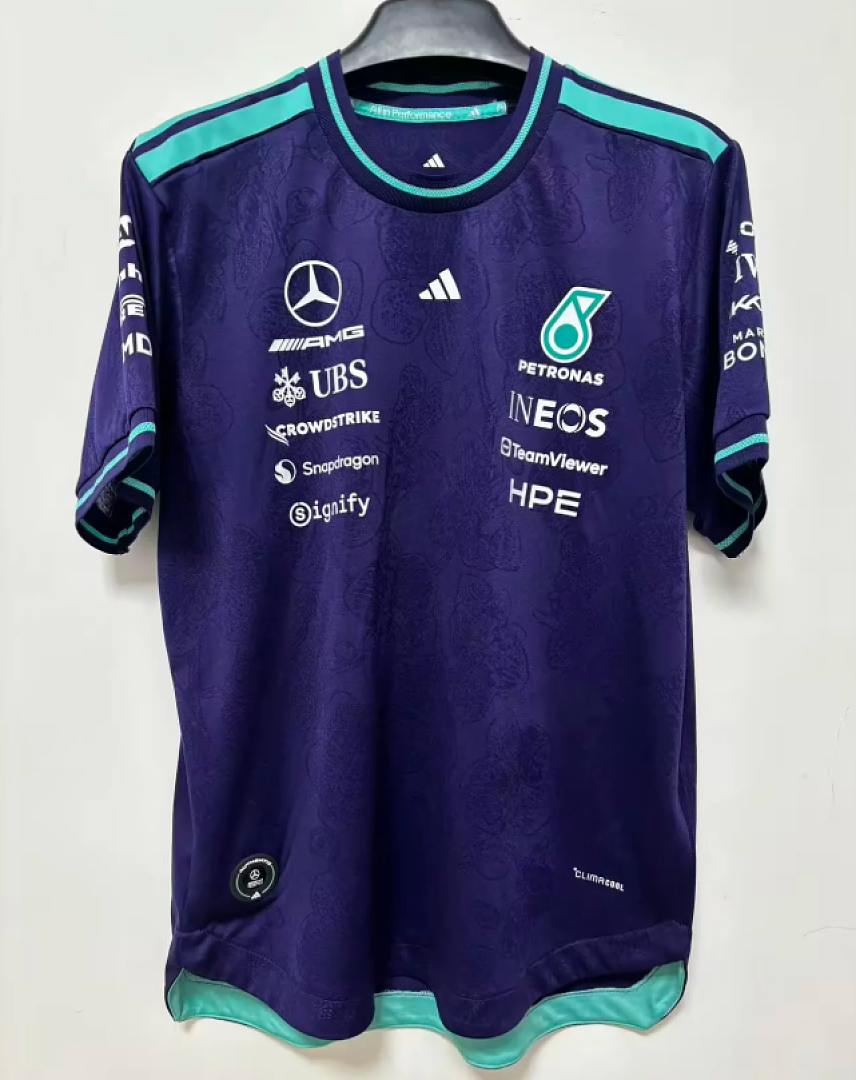 2026 Mercedes Purple F1 Jersey S-5XL