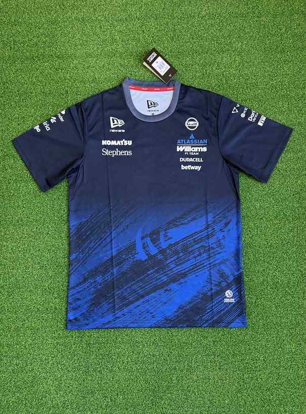 2026 Williams Blue and Black F1 Shirt S-4XL