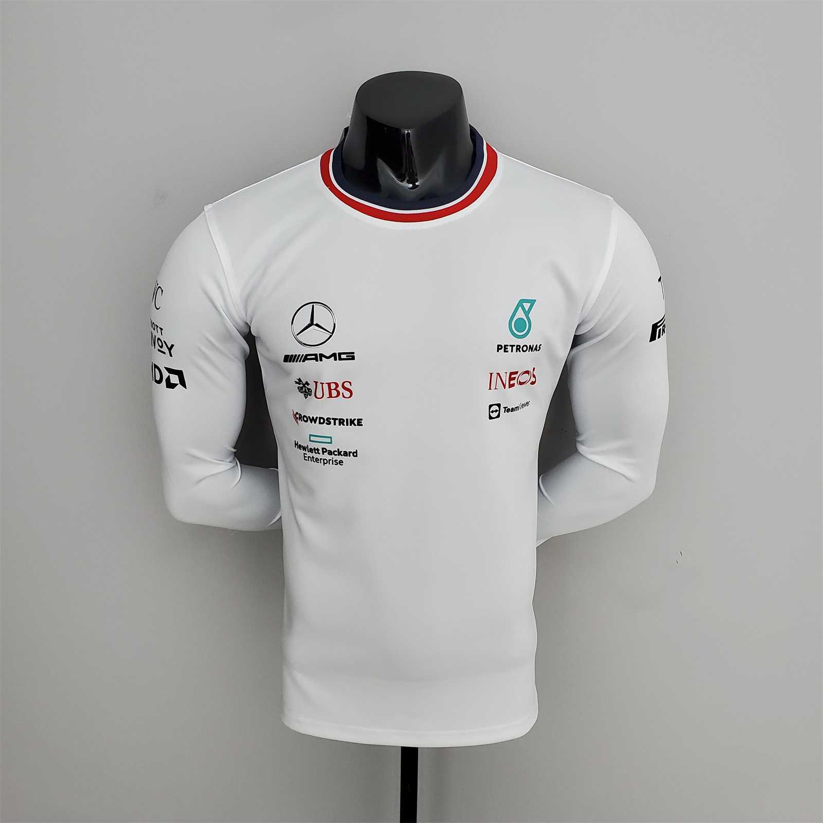 F1 Formula One 2022 Mercedes Long Sleeve White