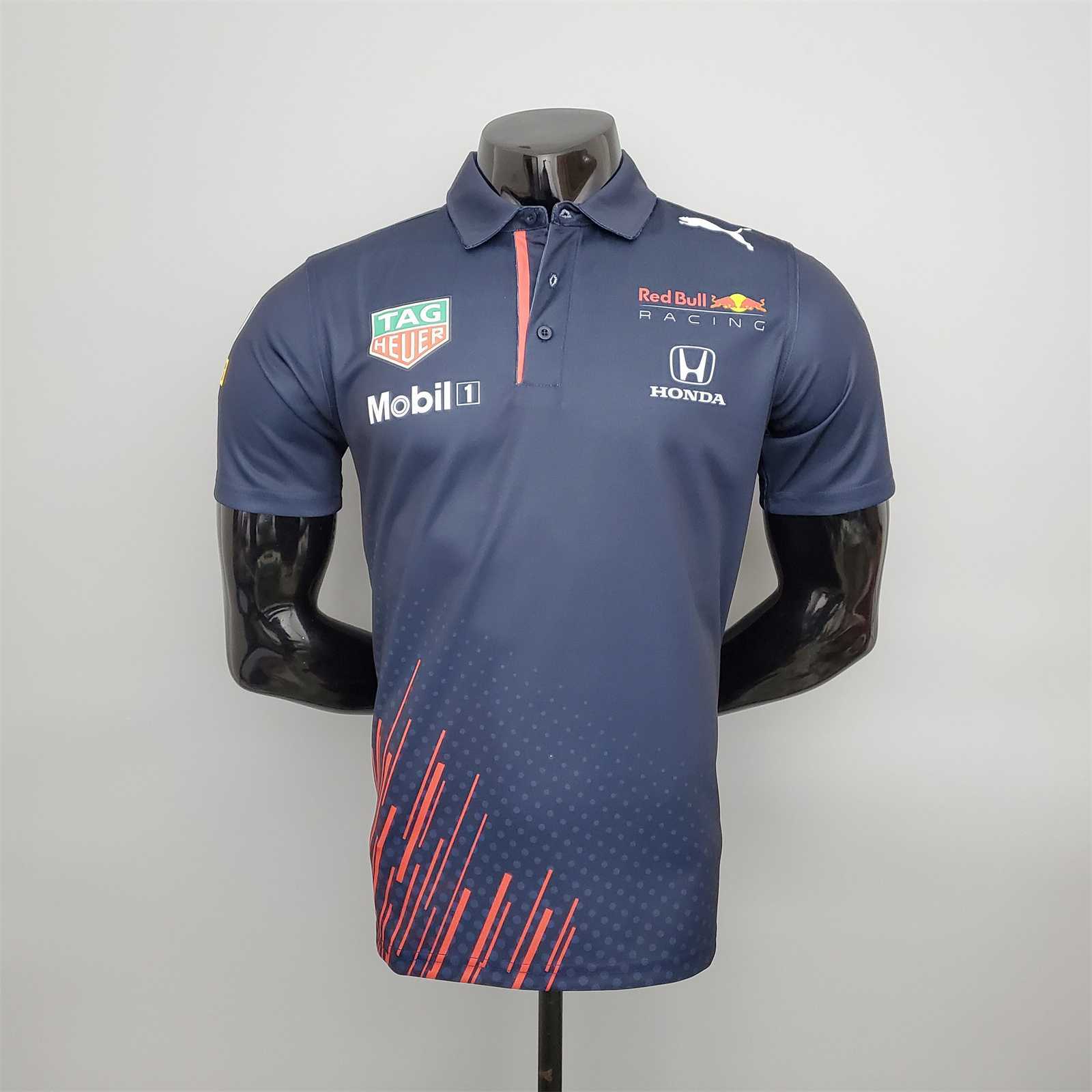 F1 Formula One racing suit; Honda Red Bull racing suit POLO Sapphire