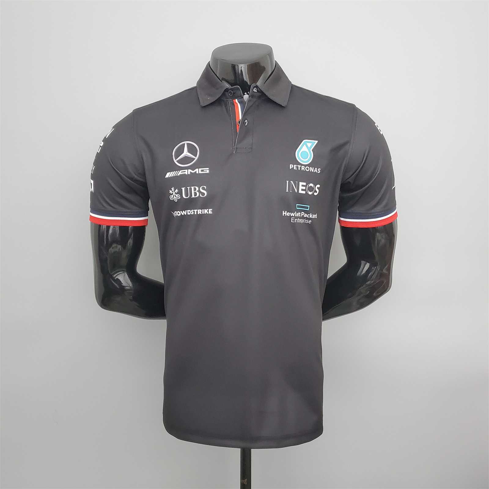 F1 Formula One racing suit; Mercedes POLO Black